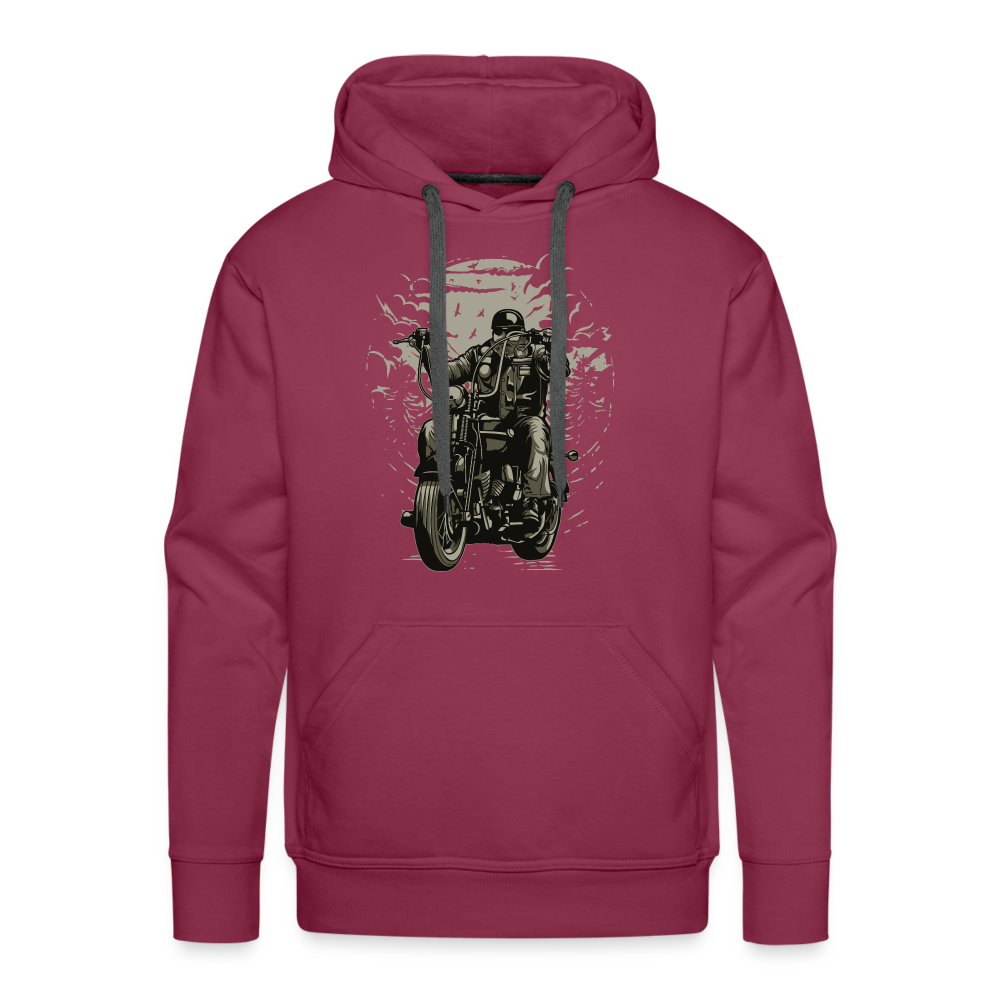 Männer Premium Hoodie - Bordeaux