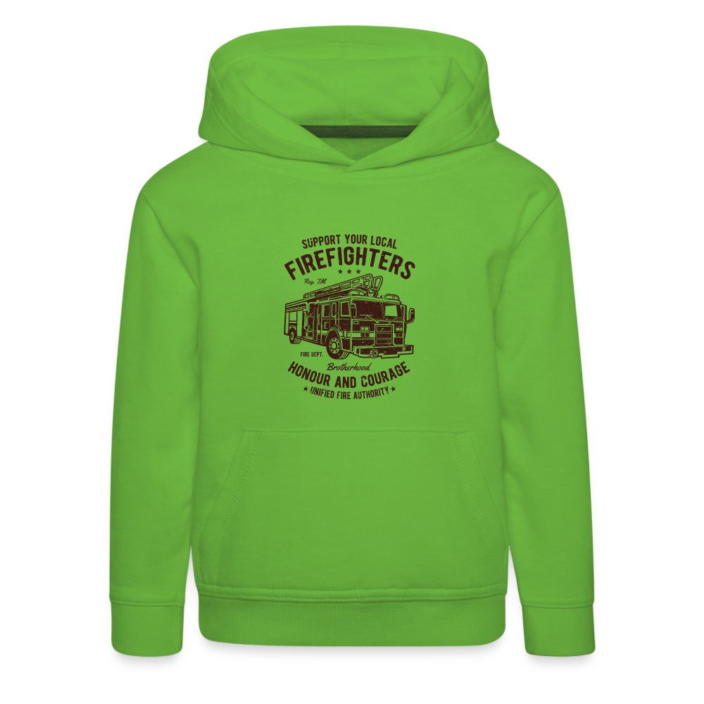 Kinder Premium Hoodie - Hellgrün