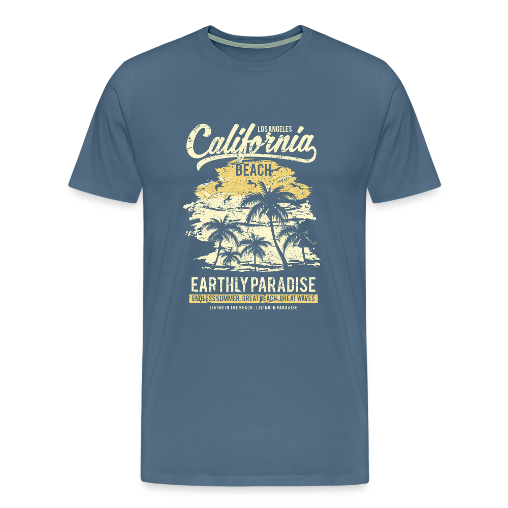 Männer Premium T-Shirt - Blaugrau