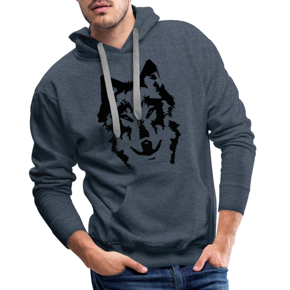 Männer Premium Hoodie - Jeansblau
