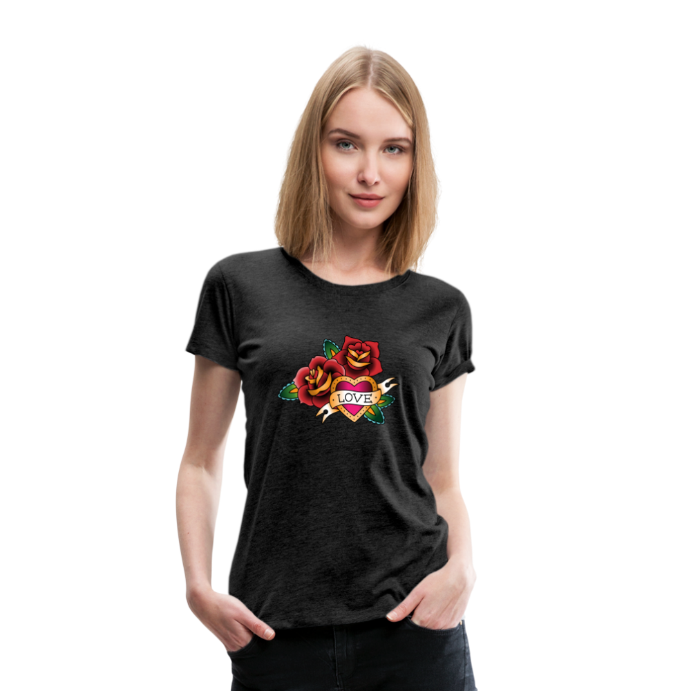 Frauen Premium T-Shirt - Anthrazit