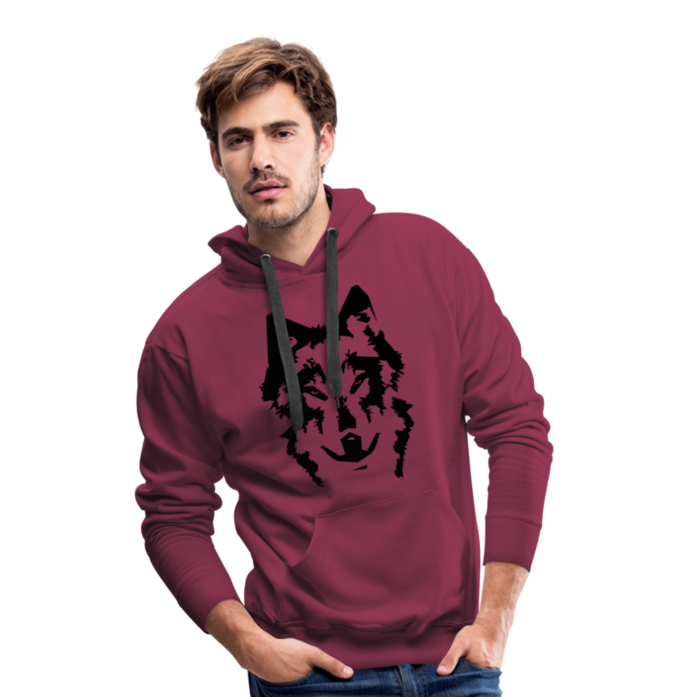 Männer Premium Hoodie - Bordeaux