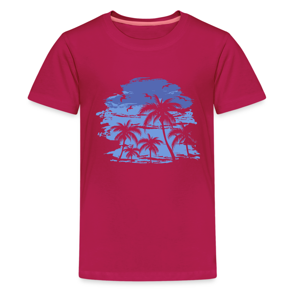 Teenager Premium T-Shirt - dunkles Pink