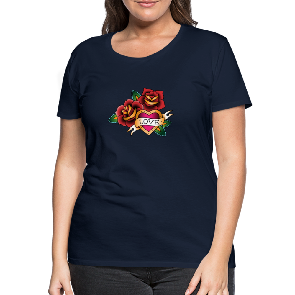 Frauen Premium T-Shirt - Navy