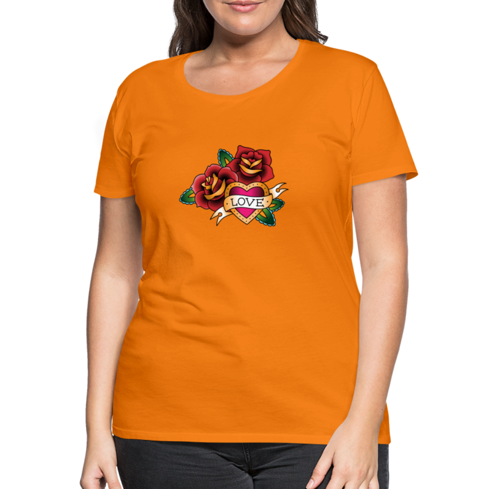 Frauen Premium T-Shirt - Orange