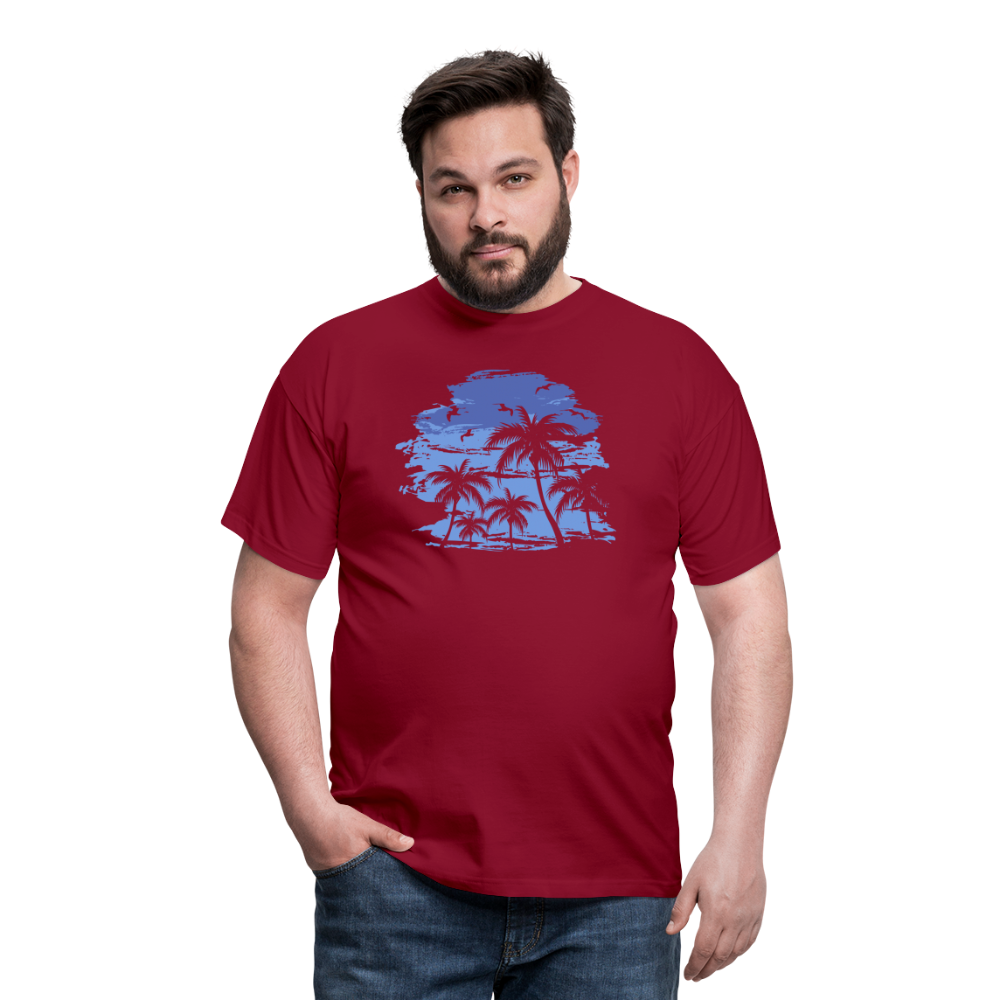 Männer T-Shirt - Ziegelrot