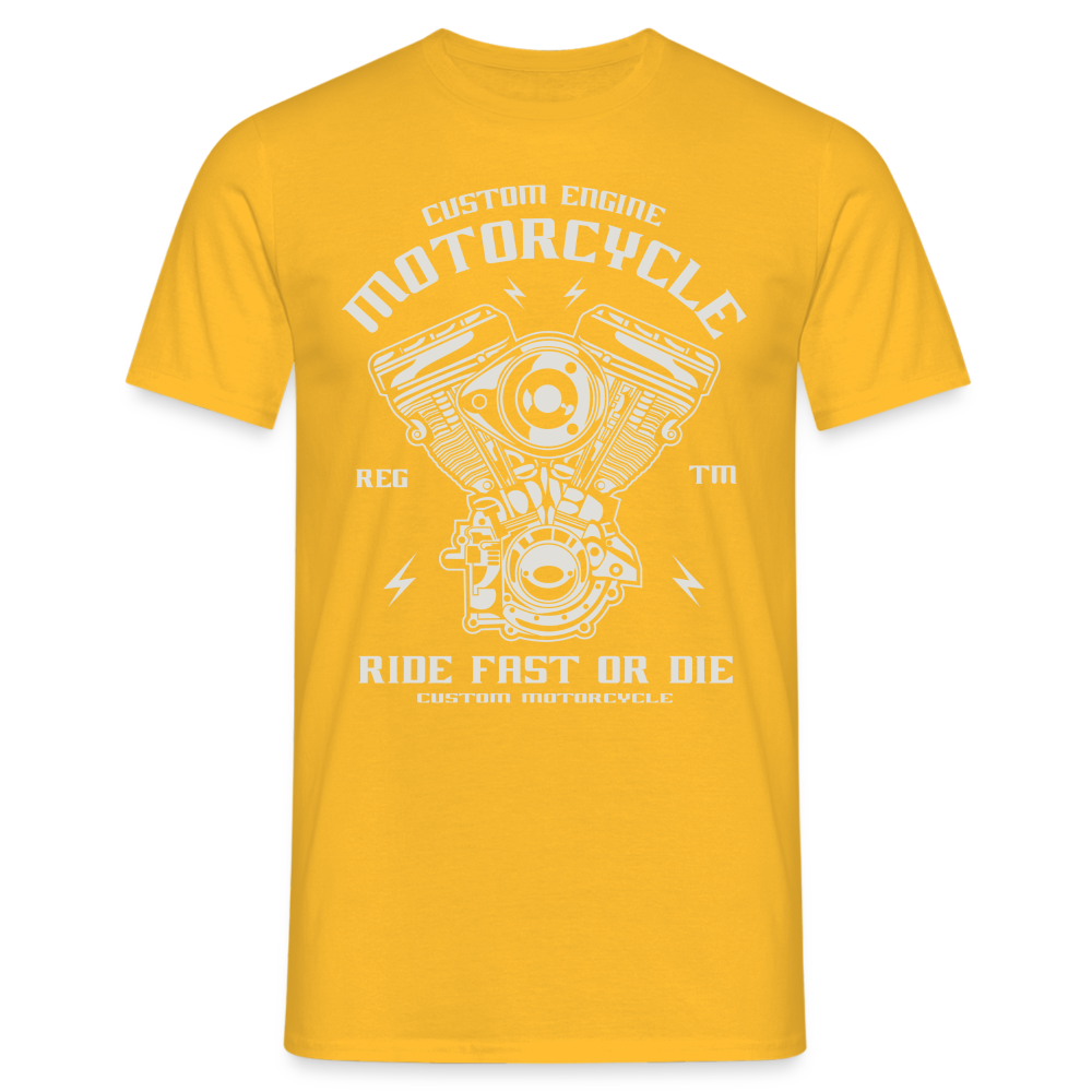 Männer T-Shirt - Gelb