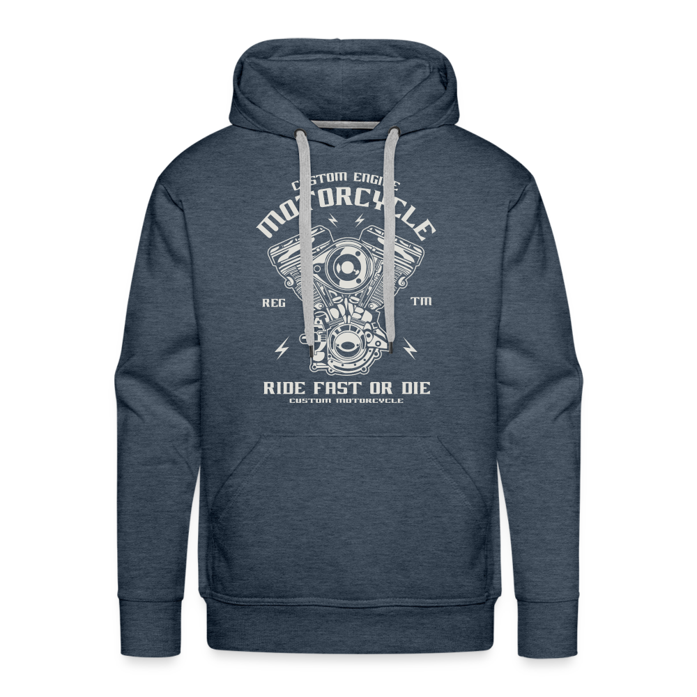 Männer Premium Hoodie - Jeansblau