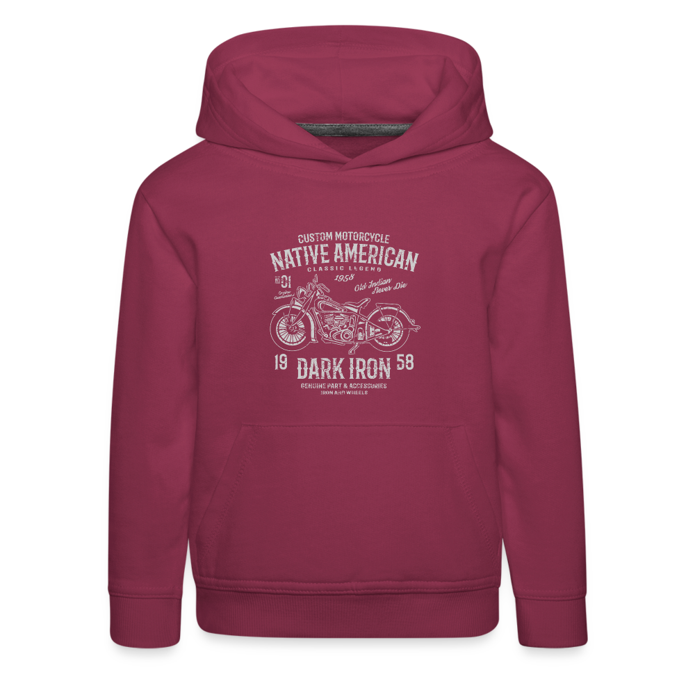 Kinder Premium Hoodie - Bordeaux