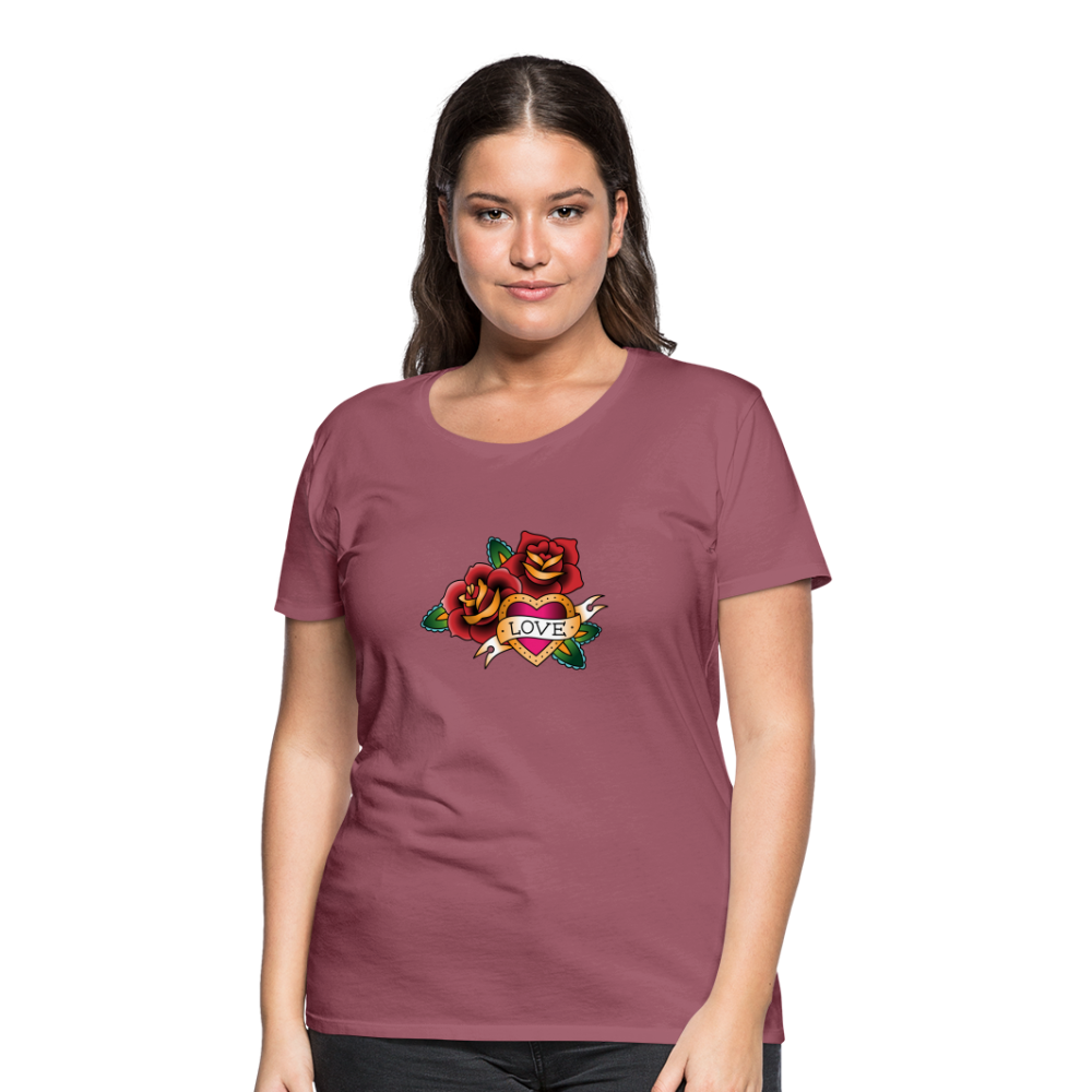 Frauen Premium T-Shirt - Malve