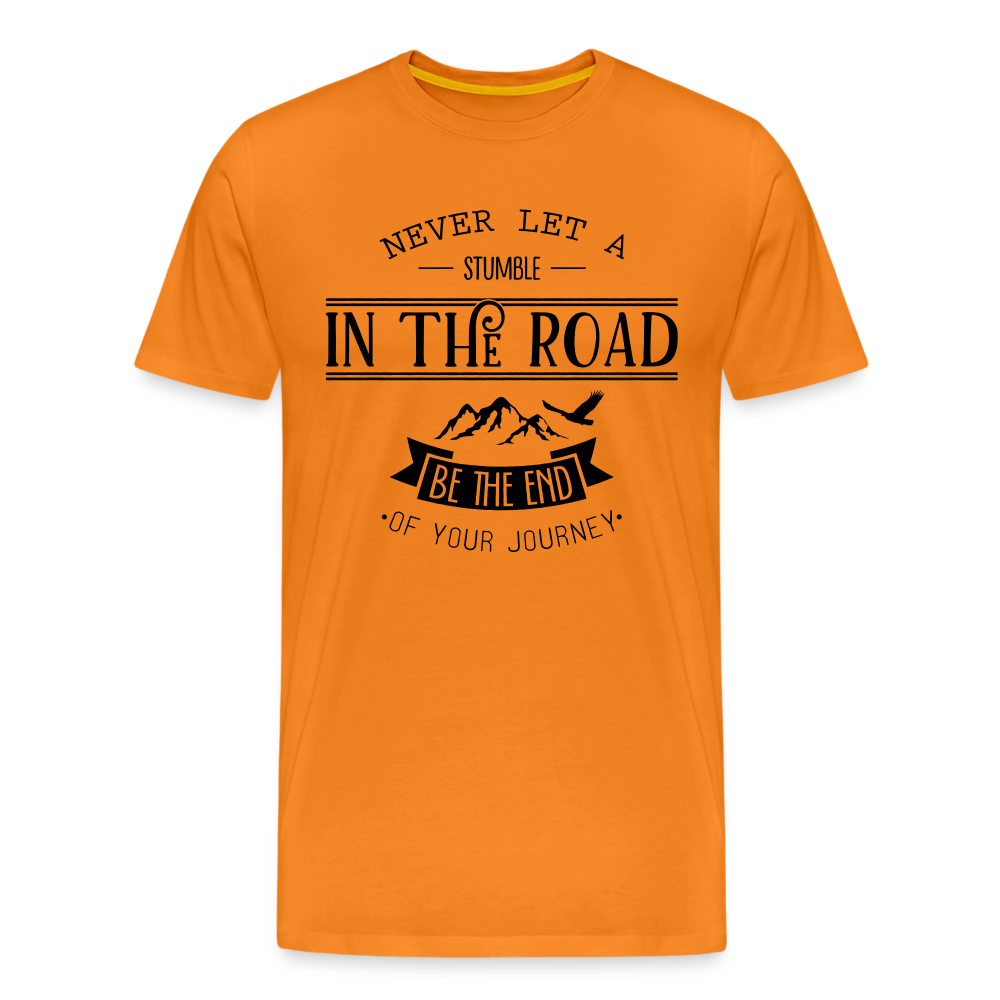 Männer Premium T-Shirt - Orange