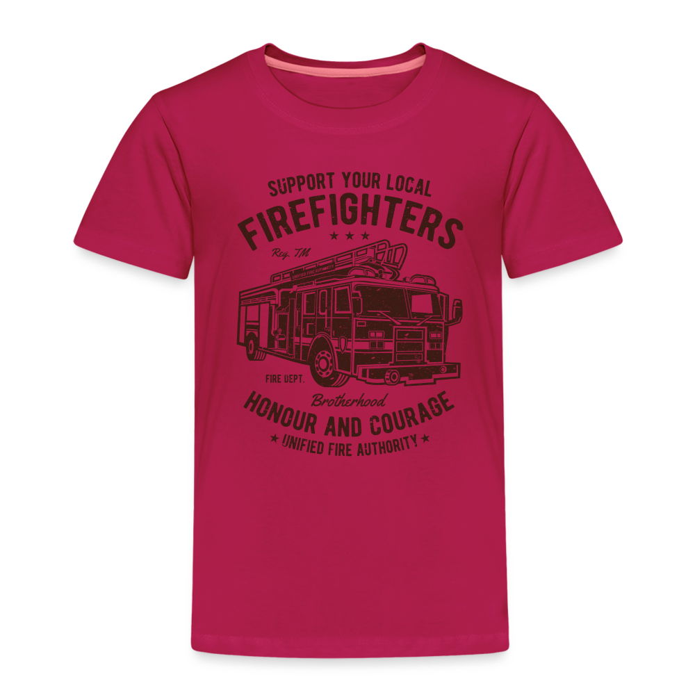 Kinder Premium T-Shirt - dunkles Pink