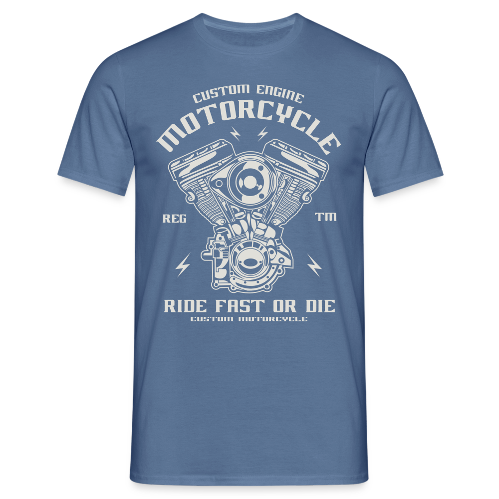 Männer T-Shirt - Taubenblau