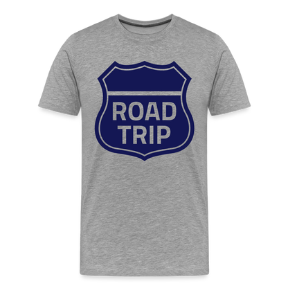 Männer Premium T-Shirt - Grau meliert