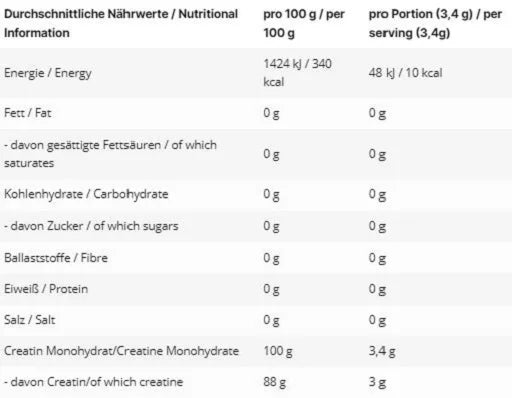 INLEAD Creatine Monohydrate 500g - Reinmark-Shop