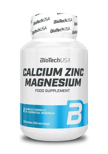 BioTech Calcium Zink Magnesium - 100 Tabl.