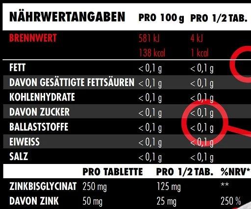 Big Zone Zink Bisglycinat 150 Tabletten - Reinmark-Shop
