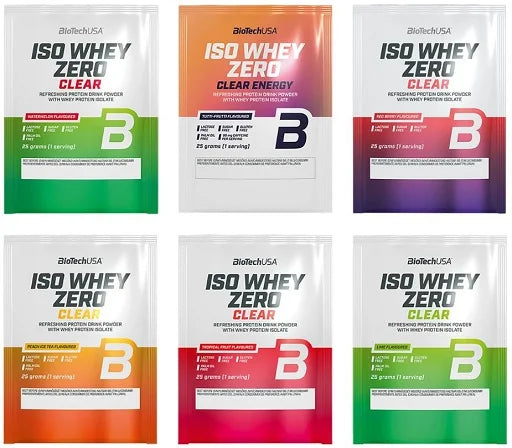 BioTech Iso Whey Zero Clear PROBEN 10x25g - Reinmark-Shop