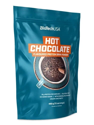 BioTech Hot Chocolate flavoured Protein drink 450g - Reinmark-Shop