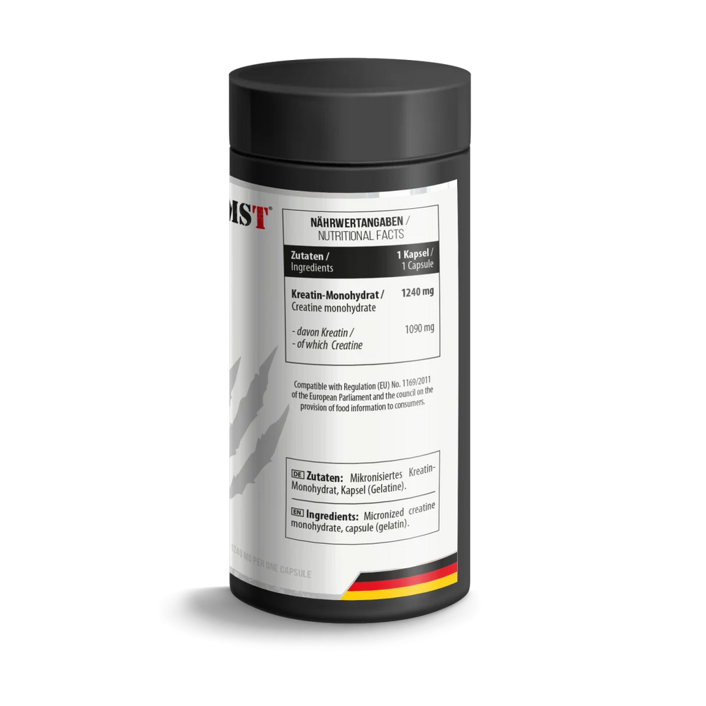 MST - Creatine Monohydrate 120 Kapseln - Reinmark-Shop