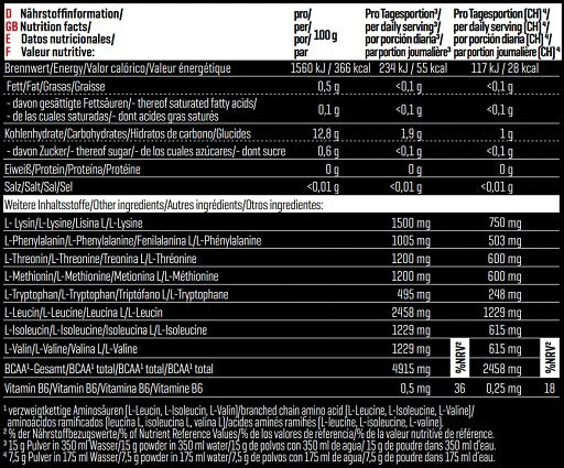 Body Attack Extreme Instant EAA - 500g - Reinmark-Shop