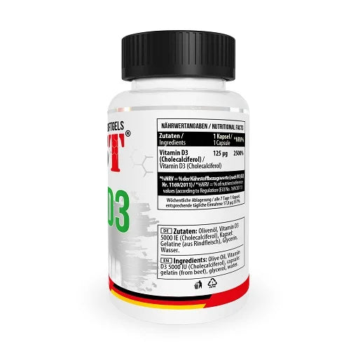 MST - Vitamin D3 5000IU 120 Softgels - Reinmark-Shop