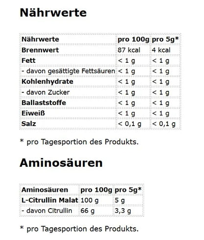 NNT Citrullin 210g