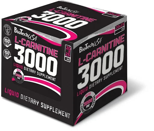 BioTech L-Carnitine Liquid 3000mg 20x25ml - Reinmark-Shop
