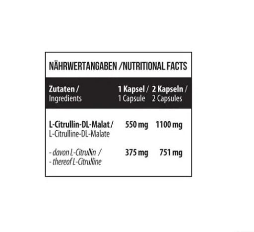 MST - L-Citrulline - 120 Caps - Reinmark-Shop