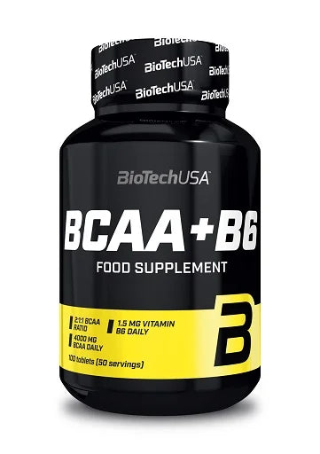 BioTech BCAA+B6 100 Tabl - Reinmark-Shop