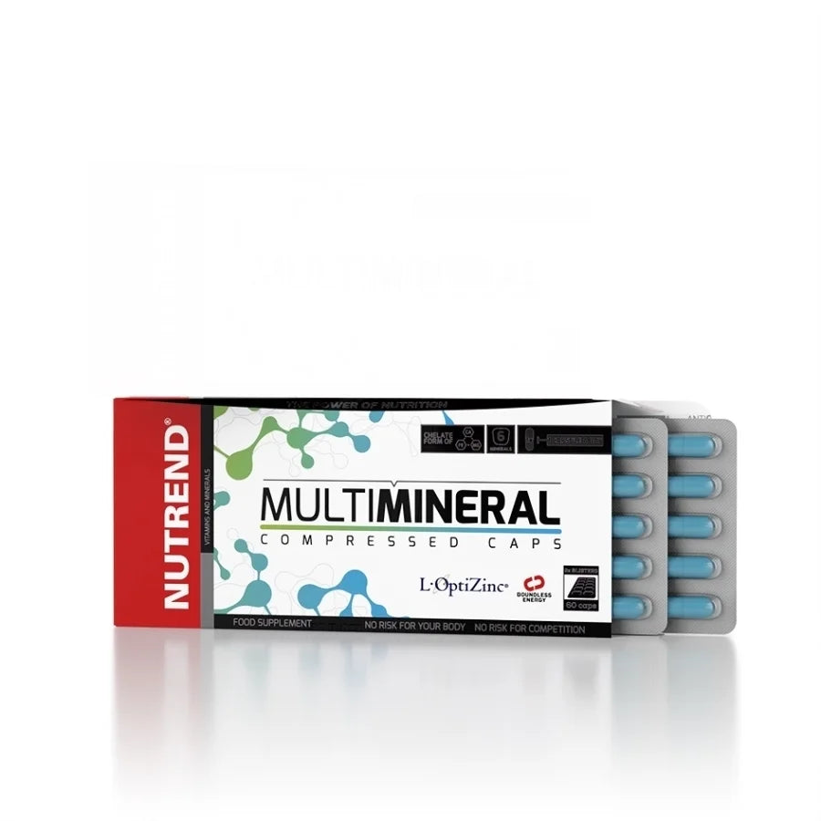 Nutrend Multimineral Compressed Kapseln - 60 Kapseln - Reinmark-Shop