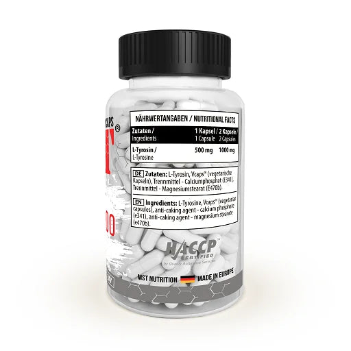 MST - L-Tyrosin 1000 90 Kapseln - Reinmark-Shop