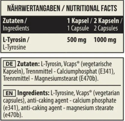 MST - L-Tyrosin 1000 90 Kapseln