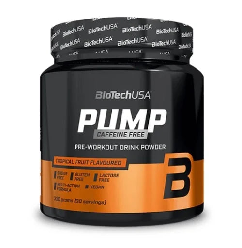 BioTech Pump Caffein Free Pre-Workout 330g (30 Serv.) - Reinmark-Shop