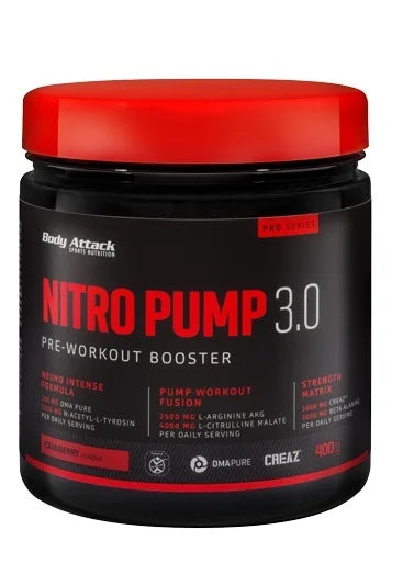 Body Attack Nitro Pump 3.0 - 400g - Reinmark-Shop