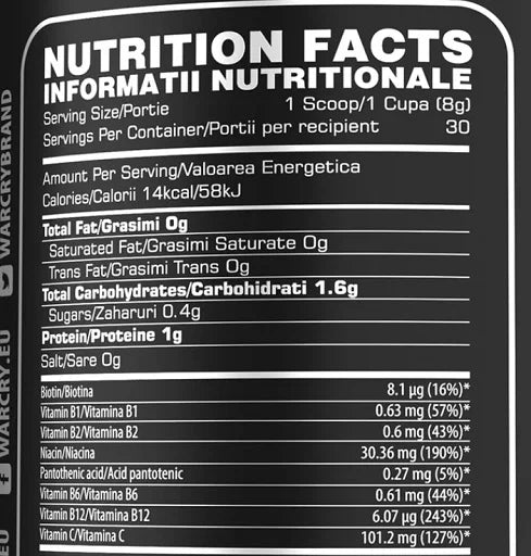 Genius Nutrition Warcry Gaming 240g - Reinmark-Shop
