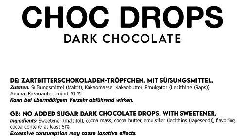 INLEAD Choc Drops 150g - Reinmark-Shop