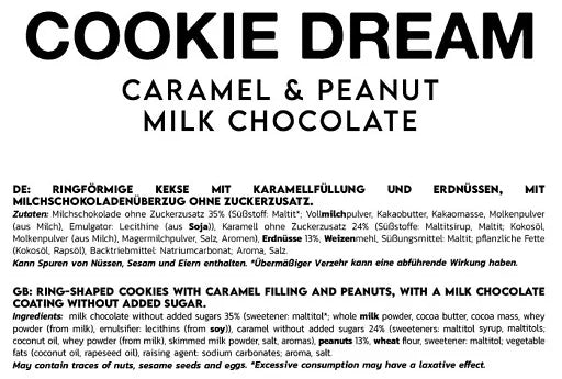 INLEAD Cookie Dream Caramel & Peanut 125g - Reinmark-Shop