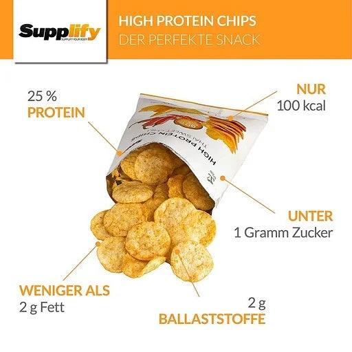Supplify High Protein Chips 6 x 50g - Reinmark-Shop