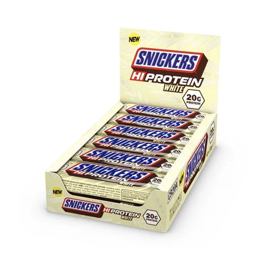 Snickers HI Protein White Bar (12x57g) - Reinmark-Shop