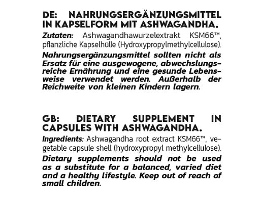 INLEAD Ashwagandha KSM-66 120 Kapseln - Reinmark-Shop