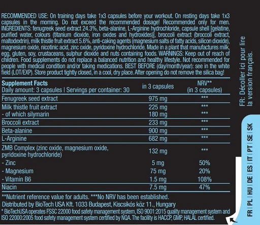 BioTech Black Test 90 Kapsel - Reinmark-Shop