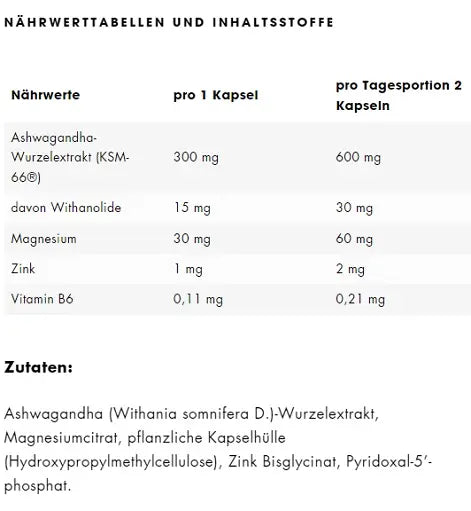 ESN Ashwa Pro 120 Kapseln