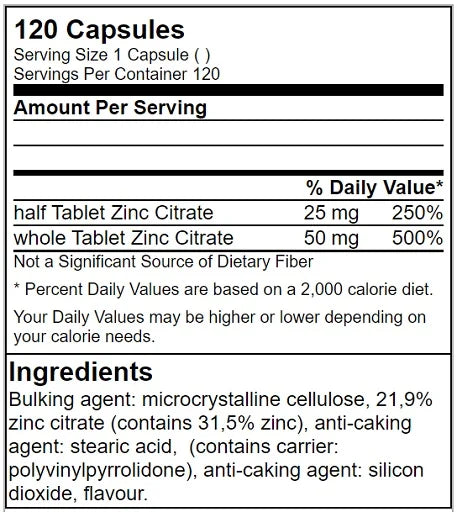 GN Zinc Citrate - 120 Tabl.