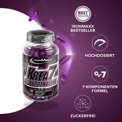 IronMaxx Krea7 Superalkaline - 90 Tabletten