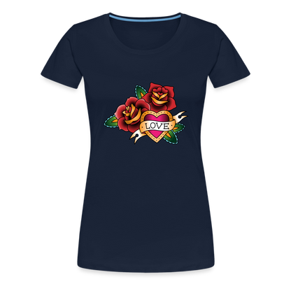 Frauen Premium T-Shirt - Navy