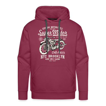 Männer Premium Hoodie - Bordeaux