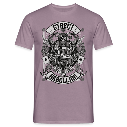 Männer T-Shirt - Lilagrau 
