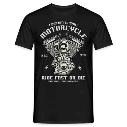 Männer T-Shirt - Schwarz
