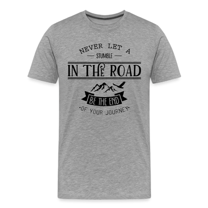 Männer Premium T-Shirt - Grau meliert
